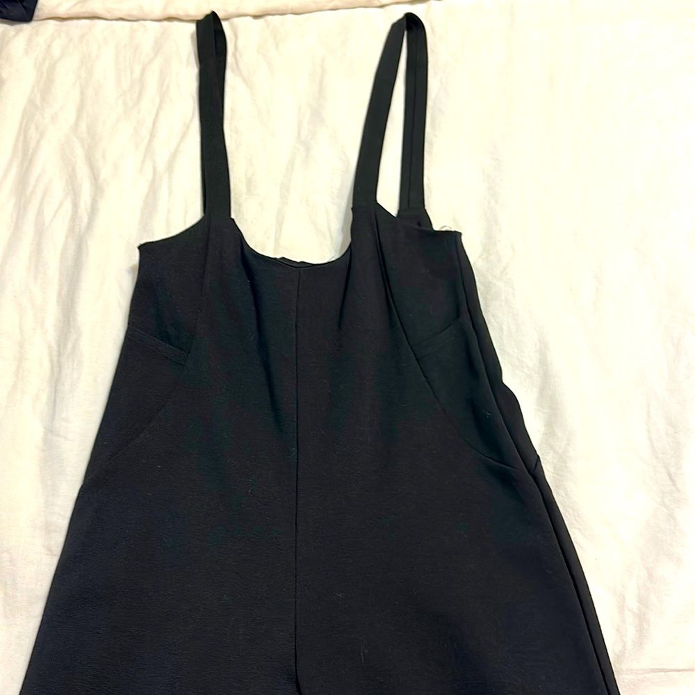 Black overalls